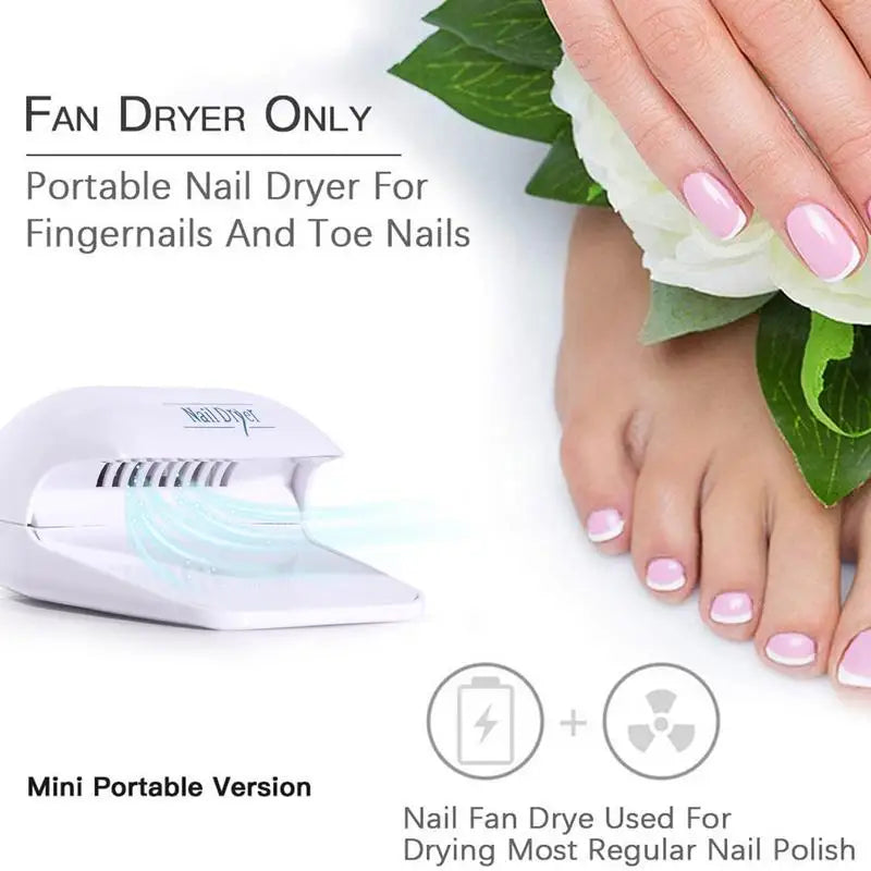 Nail Fan Dryer Polish Machine Home Use Manicure Machine Nail Dryer For Regular Nail Polish Nail Glue