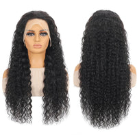 Curly Deep Wave 13X4 Lace Frontal Wig Water Wave Lace Front Wigs Human Hair Wig 4x4 Lace Closure Wigs For Women