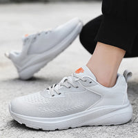 Shoes for Men Breathable Wear Resistant Athletic Training Sneakers White Sports Shoes Tennis Men's Running Walking Travel Shoes