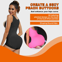 Postpartum Bodysuit Shapewear Women Tummy Control Butt Lifter Faja Body Shaper Open Crotch With Hooks Design