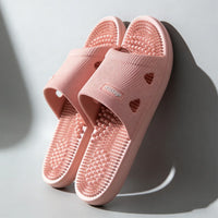 Summer Non Slip Solid Color Slippers for Men PVC material  Massage Comfortable Durable Bathroom Shoes Cool Pool