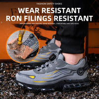 Breathable lace-free soft sole comfortable anti-smash anti-puncture labour insurance shoes