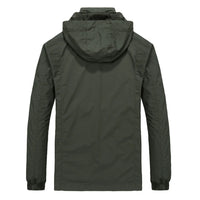 Men's Windbreaker Jackets Waterproof Hooded Water Proof Wind Breaker Casual Coat Male Clothing  Autumn Jackets Men TOP