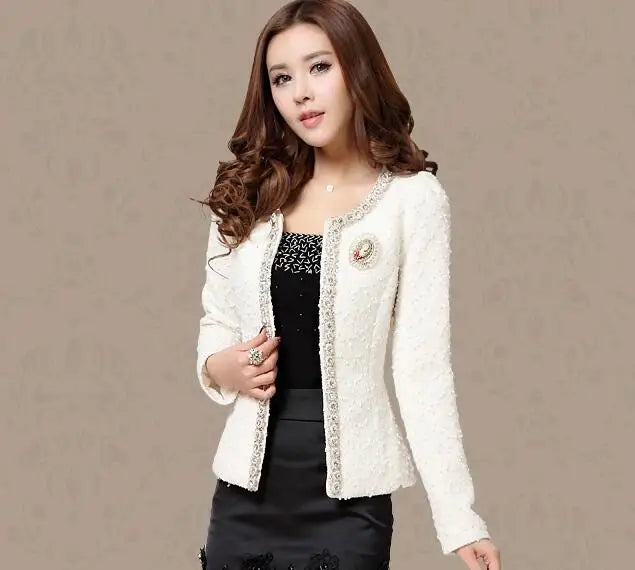 Women Jacket 2023 Women Clothes Winter White Coat Women Long Sleeve Jacket Women Womens Jackets And Coats A624