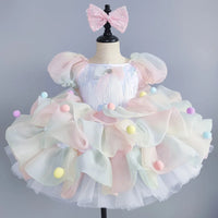 Summer Children Ballet Dress Baby Ballerine Dance Costumes Kids Dresses Tutu Girl Ballet Leotards Vestidos Party Girls Clothing