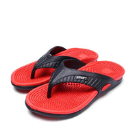 YRZL Men's Flip Flops Massage Granule Men Slippers Comfortable Beach Sandals Men Casual Shoes House Flip Flops Bathroom Shoes