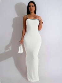 CM.YAYA Women Sleeveless Strapless Long Maxi Dress 2024 Summer Streetwear Beach Evening Sexy Night Club Party Dresses Vestidos