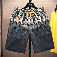 Shorts for Men Anime Graphic Board Man Short Pants Beach in Bulk with Ice Elastic Personalizate Fashion Streetwear New Pant 2025
