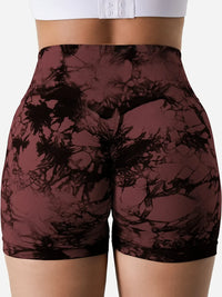 Women's high stretch fitness pants tight fitting cycling exercise yoga shorts breathable high waisted shorts 3-piece set