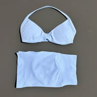 2 Piece Sport Set Women Seamless Yoga Tank Bra High Waist Scrunch Bum Gym Shorts Sets Fitness Running Workout Suit