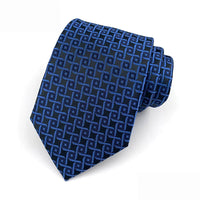 New 8CM Mens Tie Necktie Polka Dot Solid Ties For Man Groom Groomsman Jacquard Woven Ascot Neck Tie Formal Business Party