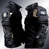 Outdoor Camo Suits Tactical Shirts Training Set Multi-pocket Work Wear Pants Men Clothing Hunting Clothes Wear-resisting