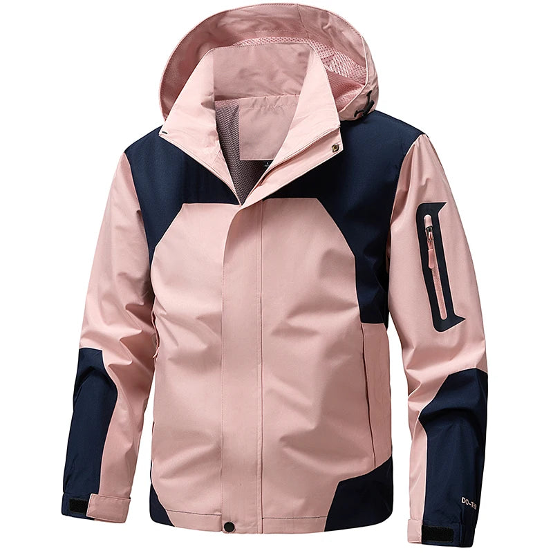CHRLCK Unisex Waterproof Running Jackets Windproof Windbreakers Spring Autumn Women Hiking Camping Fishing Trekking Coats