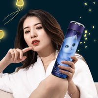 304 stainless steel insulated and cold insulated vacuum insulated cup for male and female students, tea water cup, creative cup