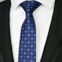 New Slim Narrow Skinny 6CM Mens Necktie Neck Ties For Man Plaids Polka Dot Striped Jacquard Cravat Business Party Corbatas