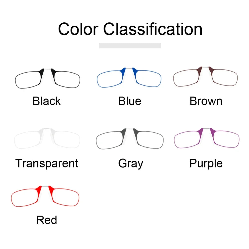 Eyeglasses Without Temples Eyeglasses for Phone Eyeglasses Mens Reading Glasses Womens Fashion Magnifying Glasses Clear Frame