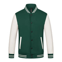 Mens Jacket Trend New Button Casual Coats Round Neck Baseball Uniform  Spring And Autumn Tide Brand Clothes Print LOGO LS-2211