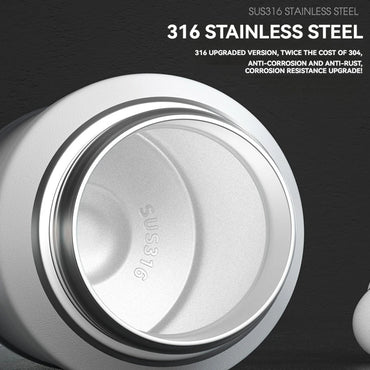 Thermos Water Bottle With Straw Handle Cup 316 Stainless Steel Flask Large Capacity Vacuum Insulated Tumbler