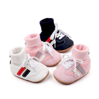 Baby Sock Shos Autumn and Winter Baby Girls Boys Ankle-covered Style 0-1 Year Old Anti Slip Fashion Design Newborn Infant Shoes