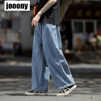 Men's Jeans Hip Hop Streetwear Skateboard Neutral Denim Trousers Men Jeans Wide Leg Denim Cargo Jean Pants Loose Straight Baggy