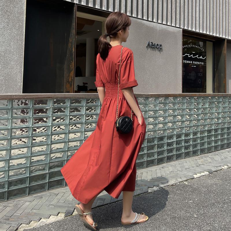 Midi Length Dresses New in Vintage Women's Summer Long Dress Women Clothing Woman Clothes Urban Harajuku Elegant Gown Playa Robe