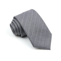 Mens Ties 7cm Classic Wool Handmade Skinny Grey Plaid Neckties Striped Narrow Collar Slim Cashmere Casual Tie Accessories Gift