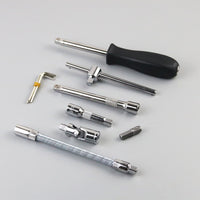 46/53pcs Car Repair Tool Kit 1/4-Inch Socket Set Car Repair Tool Ratchet Torque Wrench Combo  Auto Repairing Tool Set