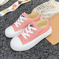 5058Fashionable Spring and Autumn Breathable Children's Canvas Shoes Soft Sole Boys and Girls' Shoes Versatile Children's Cloth
