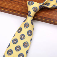 New 8CM Printing Ties For Men Necktie Paisley Floral Designer Scarf Tie For Groom Business Wedding Party