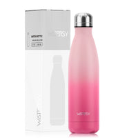 WATERSY 500ml Insulated Water Bottle, Stainless Steel Thermal Leakproof Flask, BPA-Free Double Walled Vacuum Bottle for Sports