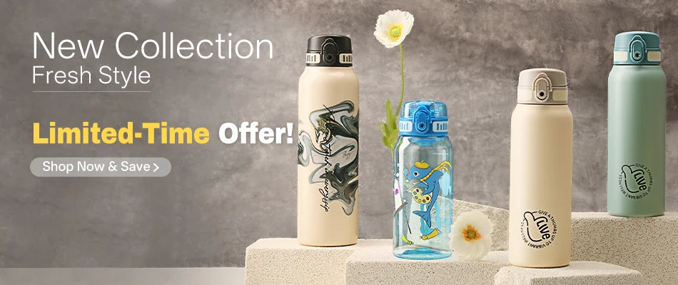 500/1000ml Sports Water Bottles BPA Free Portable Leakproof Shaker Outdoor Tour Gym Drink Bottle Eco-friendly Plastic Coffee Cup