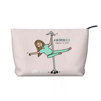 Custom Cartoon Doctor Nurse Enfermera En Apuros Toiletry Bag Women Cosmetic Makeup Organizer Lady Beauty Storage Dopp Kit Box