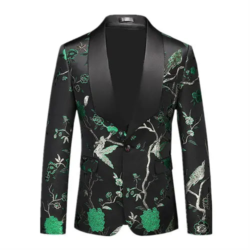 2026 New Men's Dark Brown Suit Jacket, Wedding Business Dress Coat, Slim Blazers, Costume, Asian Size, M-5XL, 6XL