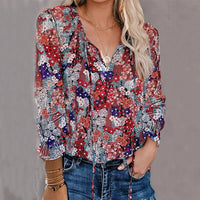 Floral Blouse Designer Shirts For Women Elegant And Vintage Women's Blouses Clothing With Free Shipping Beautiful Lady Blouses