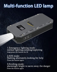 GKFLY Car Jump Starter Portable Power Bank 6000A/4000A/3000A Starting Device Car Booster Battery For Petorl Diesel Car