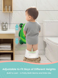 Cute Frog Potty Training Urinal Boy With Fun Aiming Target, Toilet Urinal Trainer, Children Stand Vertical Pee Infant Toddler