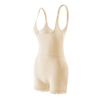 High Waist Shapewear Bodysuit for Women 4-Pad Butt and Hip Lifter Adjustable Shoulder Straps Tummy Control Slimming Fit