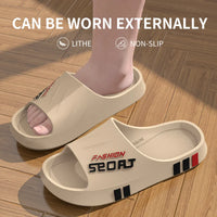 Men's Summer Thong Slippers Thick Bottom Anti-Slip Deodorant EVA Wear-Resistant Breathable Slip-On Sandals