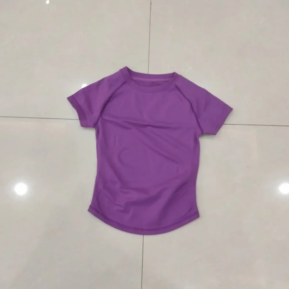 Impact L0g0DF Short Sleeve Top Women Running Sports T Shirt Summer Short Sleeve Round Neck Breathable Stretchy Gym Yoga Fitness