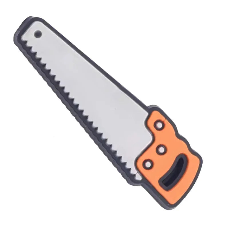 New Arrivals Hot Sale 1 Pcs Tool PVC Shoe Charms for Crocs Pin DIY Shoe Bracelet Wristband for Boys Men Party Favor Gifts