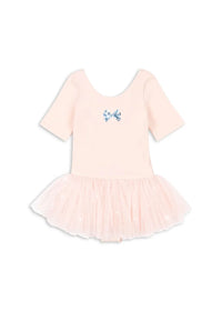 Girls Dress 2026 Summer Kids Tee and Shorts Set Heart printed Lace T Shirt Denim Overalls Children Princess Dresses Clothing