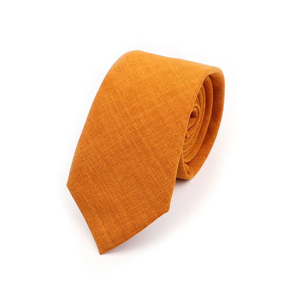 Solid Color Handmade Cotton Ties Men Necktie Striped Narrow Collar Slim Pink Sage Green Casual Tie Wedding Suit Accessories Gift