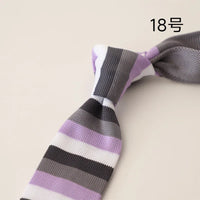 2025 New Striped Blue Neckties For Men Casual 6CM Narrow Ties Creative White Dots Neck Tie Wedding Party Accessories Cravat Gift