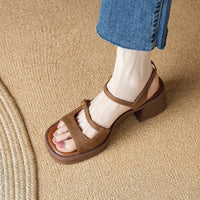Women Sandals 2025 New Fashion Casual Open Toe Shoes for Women High Heels Strange Style Solid Color Designer Sandals Plus Size