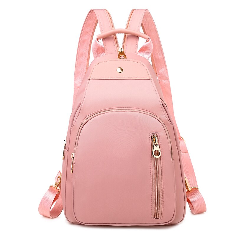 Nylon Backpack Fashion Women Small Travel Backpacks Zipper Closure Oxford Daypack Schoolbag School Bag Set For Teen Bookbag