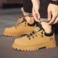 Men's Fashion Casual Autumn Winter Work Boots Outdoor Utility Trendy Shoes Comfortable Men's Footwear