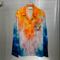2025 men's printed T-shirt, men's and women's long sleeved shirt, 100% polyester fiber, fashionable and comfortable casual men's
