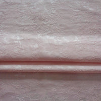 Spring Summer Thread Pattern Jacquard Fashion Dress Fabrics for Sewing Cloth White Pink Satin Flower Furniture Upholstery Fabric