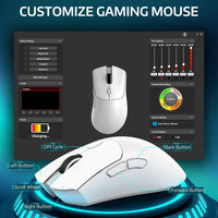 MAMBASNAKE x ATTACK SHARK R1 59g SUPERLIGHT Mouse, PixArt PAW3311 Gaming Sensor, BT/2.4G Wireless/Wired Gaming Mouse