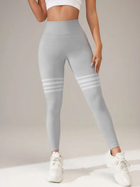 Women V Back Line Leggings Butt Lifting Gym Fitness Athletic Workout Elastic Leggins Outdoor Yoga Pants Sports Training Tights